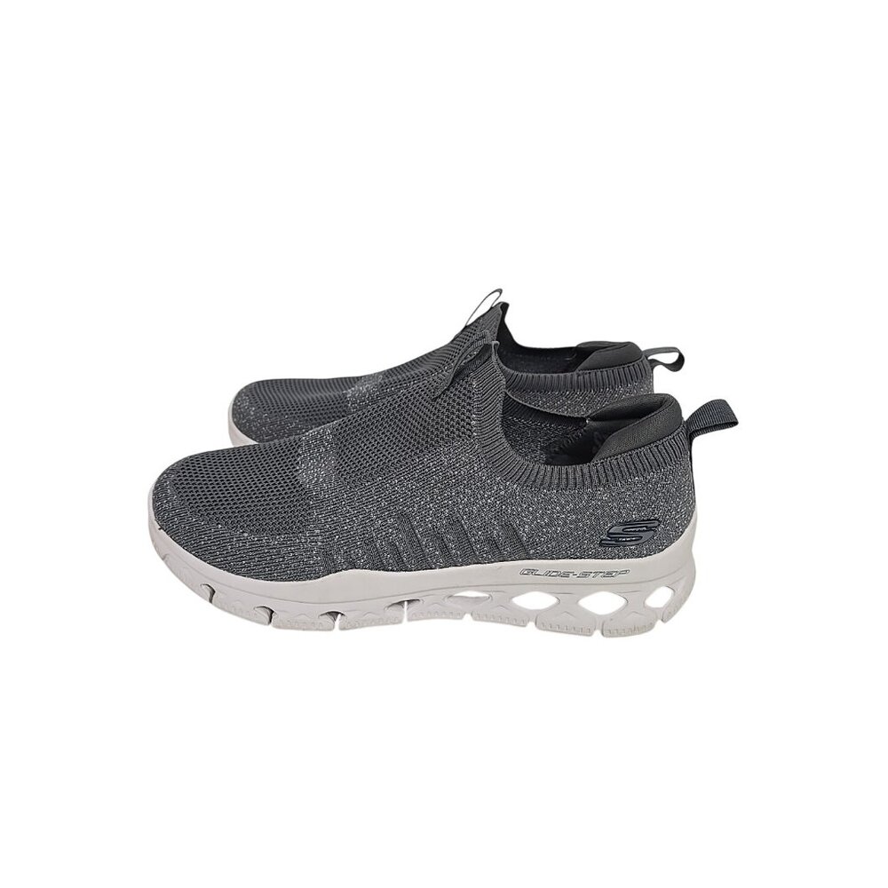 Skechers Men's Glide-Step Flex 232325 Canvas Lifestyle Sneakers Shoes Gray 12M - Picture 4 of 7